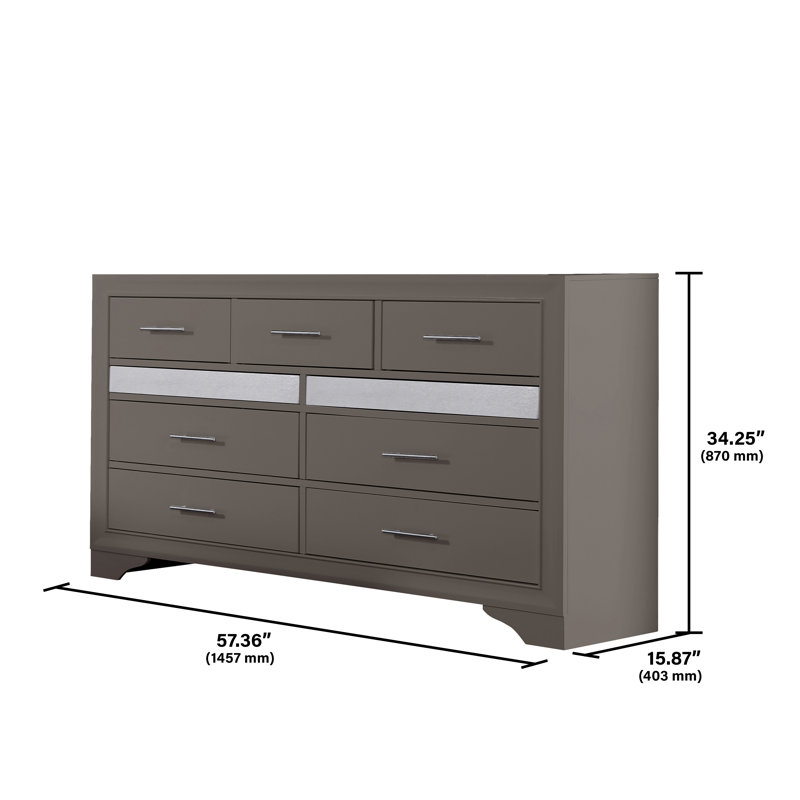 Lark Manor Andriejus 9 Drawer Dresser Wayfair
